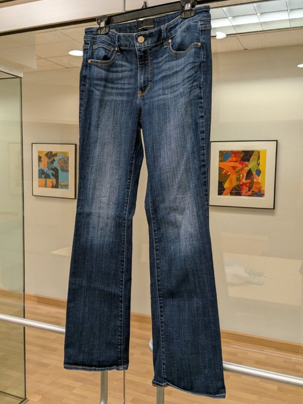 White House Black Market Mid-Rise Boot Cut Jeans